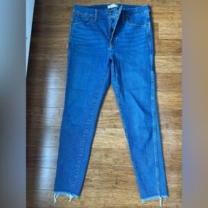 Madewell Butterfly Fly High Rise Skinny Jeans in 31